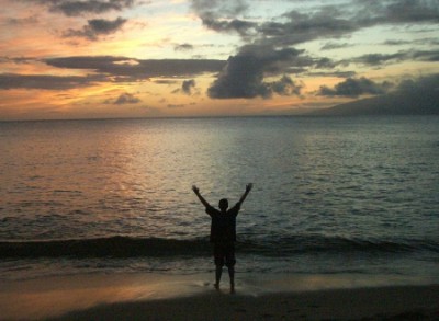 Maui sunset April 2005