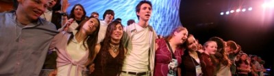 Jonah (far left) & NFTY Friday Night Songsession, URJ Biennial  Houston, Nov 2005
