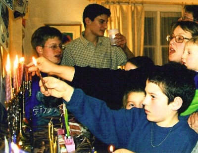 Jonah’s 1st candle-in-hand? circa December 2000