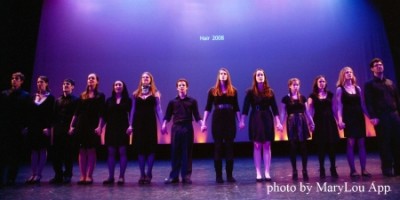 The Cast of "Hair" -- without Jonah -- PGT 15th Gala, January 2010
